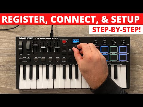 M-Audio Oxygen Pro MINI - USB Connection, Getting Started, and DAW Setup Tutorial