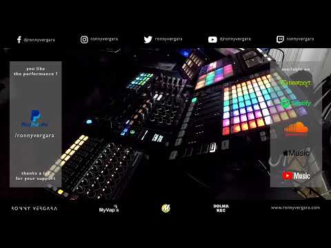 100% TECHNO Ronny Vergara Tracks & Remixes  LIVE ACT 22.05.2020