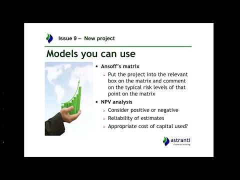 CIMA Management Case Study Pre-seen - Menta Top Ten Issues - May 2018