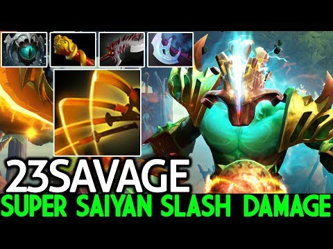 23SAVAGE [Juggernaut] Super Saiyan Damage Top Pro Carry 7.22 Dota 2