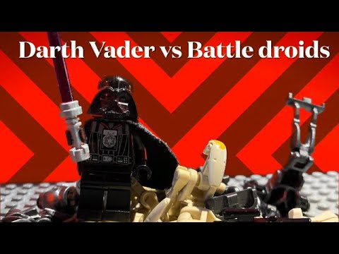 Darth Vader vs Battle Droids