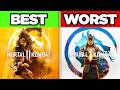 Every Mortal Kombat Game Ranked WORST To BEST