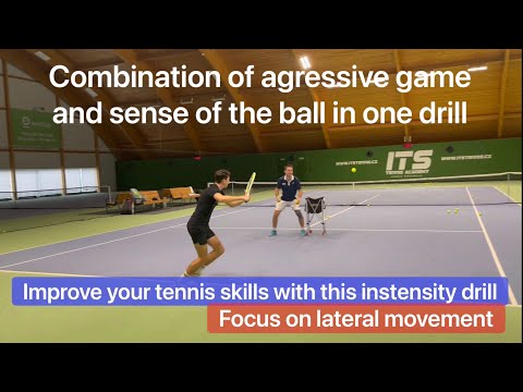 Combination of agressive game & sense of the ball in one exercise!! Improve you game today 💪