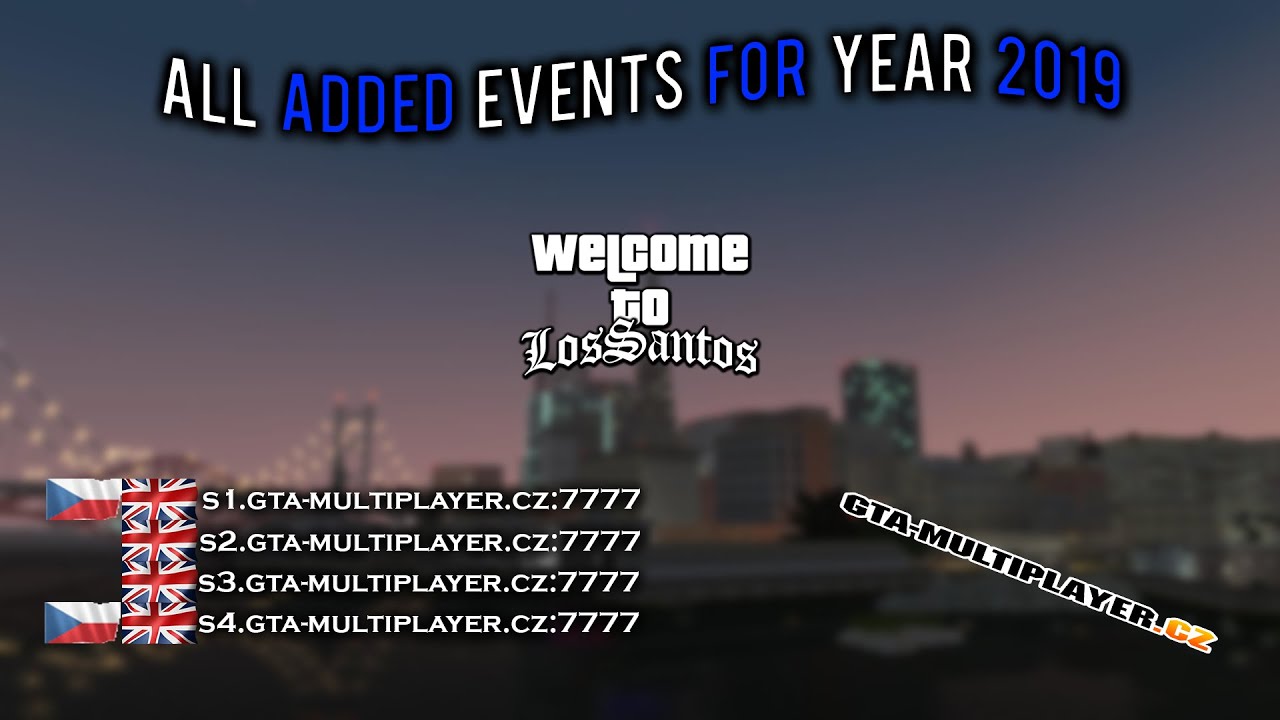 | SA-MP | WTLS Events | Všechny přidané eventy za rok 2019 / All added events for year 2019