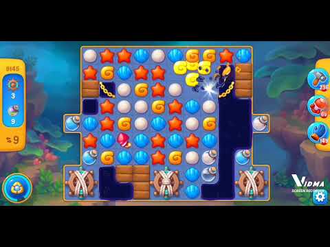 Fishdom. 9145 level no boosters and diamonds. 17 moves