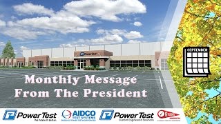 Monthly Message - September 2016