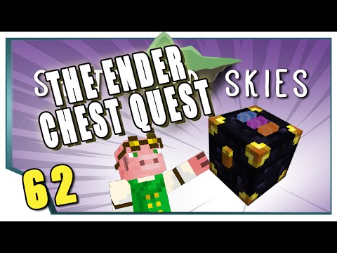 Minecraft: Shattered Skies - #62 - The Ender Chest Quest!  (FTB Skyblock)