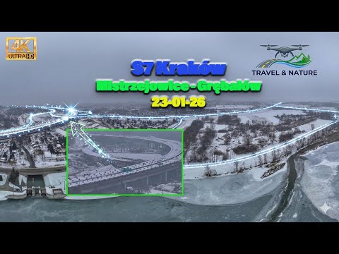 Budowa #S7 #Widoma #Kraków Węzeł Mistrzejowice Przelot bez komentarza ;-)