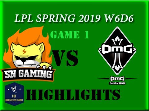 SN vs OMG Highlights Game 1 LPL Spring 2019 W6D6 Suning Gaming vs Oh My God
