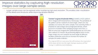 Jupiter Discovery Large sample AFM WeS2 moire zoom