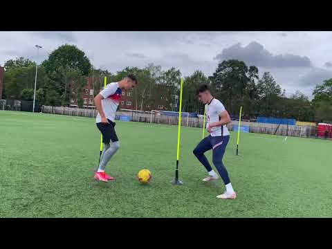 Pre season ball work session for football with Chelsea’s Tino Livramento & Harvey Vale