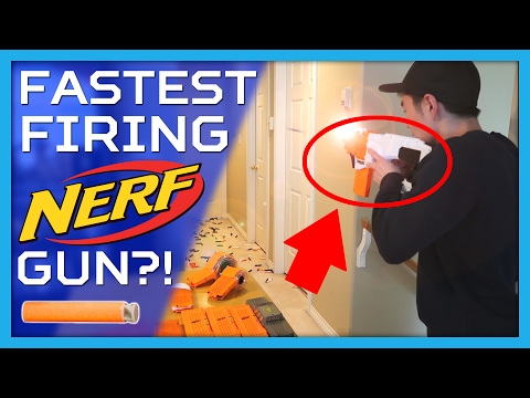FASTEST Firing Nerf Gun?!