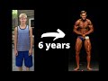 6 Year Natural Bodybuilding Transformation | 14-20