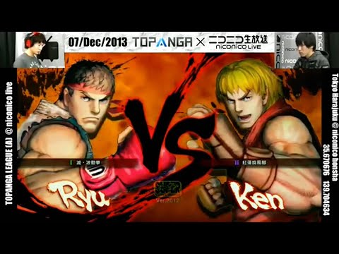 Daigo Umehara (Ryu) vs Momochi (Ken) -  SSF4 AE2012