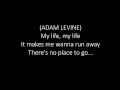 50 Cent - My Life ft. Eminem, Adam Levine (Lyrics on Screen)