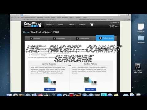 How to Update your GoPro Hero 3 (Version 2.39)
