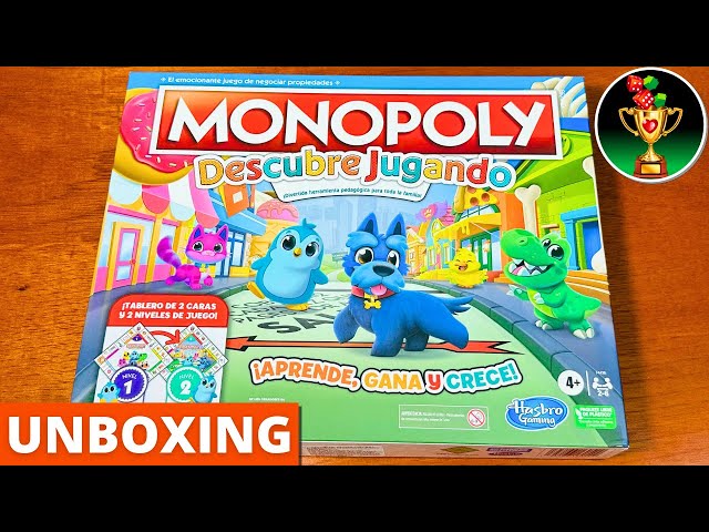 Vídeo relacionado con Hasbro Gaming- Monopoly Junior Juego de Tablero, Simulación económica, Multicolor Juego en Aleman