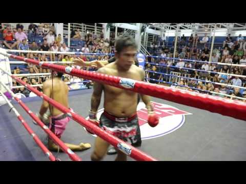 Reynold PhuketTopTeam vs Looktum Thailand – Muay Thai fight 7 Dec 2016