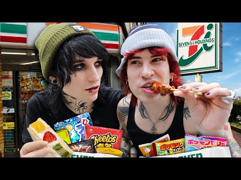 Trying 7eleven in JAPAN!