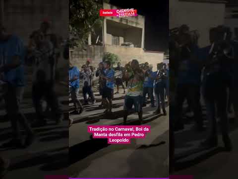 OLHA O BOI: TRADICÃO NO CARNAVAL, BOI DA MANTA DESFILA EM PEDRO LEOPOLDO