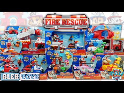 Paw Patrol Fire  Rescue toy collection unboxing and review | Fire rescue command | Rapid reload ASMR