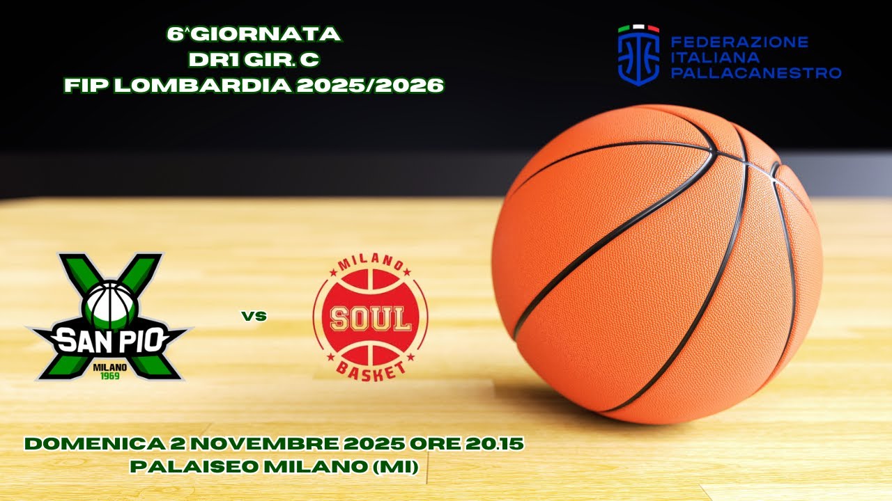 Velasca San Pio X Milano vs Soul Basket Milano
