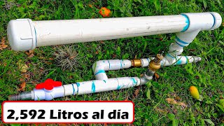 ✔Bombear agua SIN motor ¿Cómo funciona Bomba de Ariete Hidráulico?/♻️ Explicación detallada/Ram pump