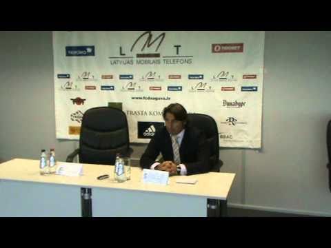 Пресс конференция: "FC DAUGAVA" - "FC JURMAL-VV" 1 Пертия