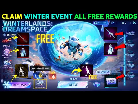 WINTER EVENT 2025 ALL FREE REWARDS 🔥 -