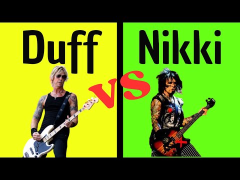 Rock Bass Battle: Nikki Sixx o Duff McKagan? Confrontiamo Le Linee di Basso più Iconiche