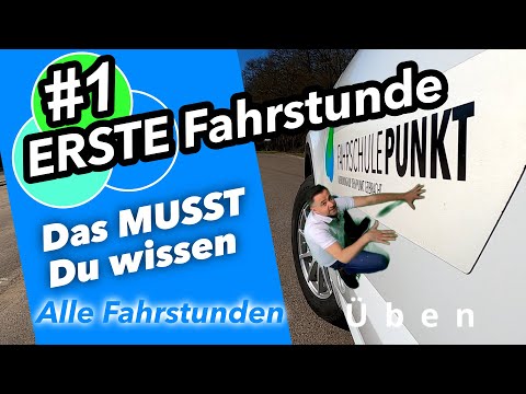 #1First driving lesson EVERYTHING explained - Fahrschule Punkt