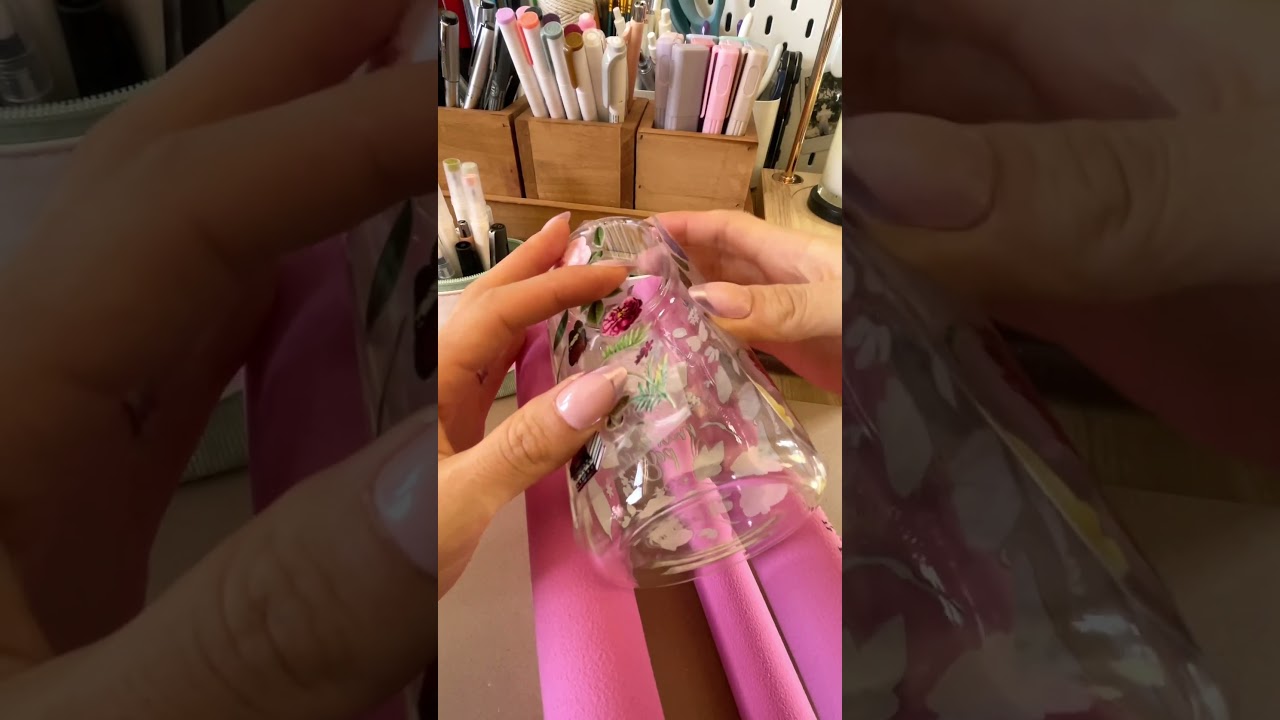 Up to 30% off on our website ❤️ UV DTF decals to decorate cups in under 3 min ✨✨