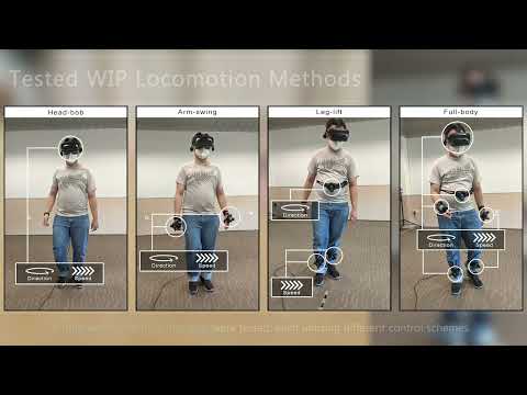 [Preview] Understanding User Experiences Across VR Walking-in-place Locomotion Methods