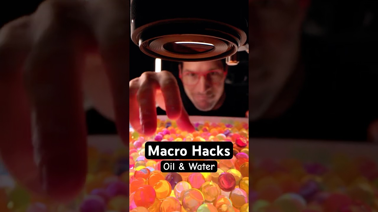 Indoor Macro Photography Ideas: Orbeez, Oil & Water! ✨📸