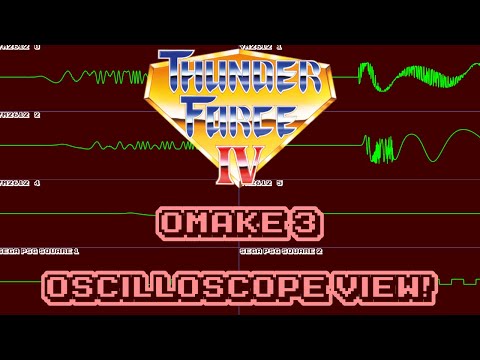Thunder Force IV - OMAKE 3 - In Oscilloscope View!