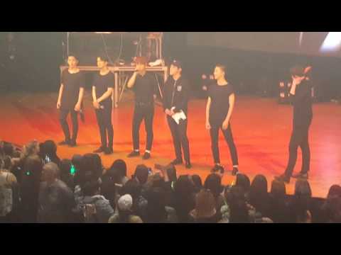 [20160424] B.A.P LOE 2016 Toronto - Goodbye talk