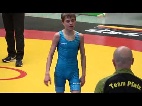 Wrestling / Ringen, DM 2023, Jugend A, 42 kg, Freestyle, Löwer - Völk