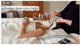 QUARANTINE VLOG 4, doing my sisters hair, getting a facial and new light fixture || Lexi Dawn