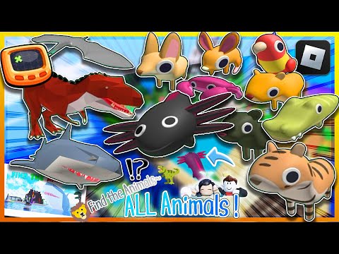 [🦁ALL 103 Animals]🐯Find The Animals🐻 - 🔎How To Get all Badges🎵 - ROBLOX [2025]