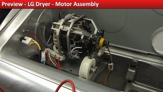 LG Dryer — Drum Not Spinning — Motor Assembly Repair