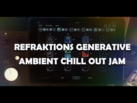 Refraktions Audiobus Generative Melodies Jam