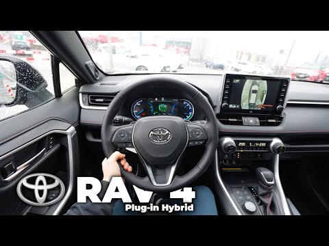 New Toyota RAV4 Plug-in Hybrid 2021 Test Drive POV Review