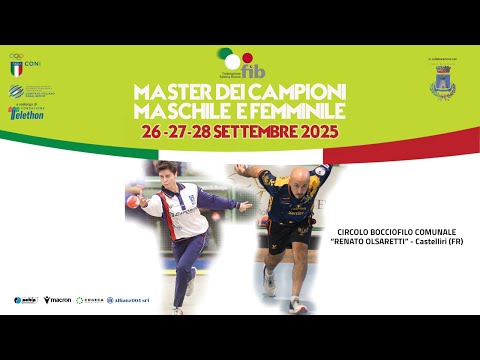 Master dei Campioni AM AF - Quarti di Finale AF | Castelliri 2025 - Bocce Raffa