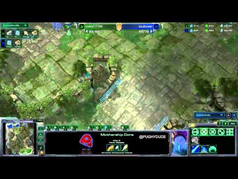 HoTS CMStorm Go4SC2 RoxKis Titan v Azubu San PvP G3 Starcraft 2 Pughy