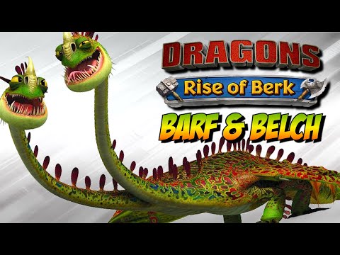 Ruffnut & Tuffnut Dragon HIDEOUS ZIPPLEBACK (Barf & Belch) Titan Max Level | Dragons: Rise Of Berk