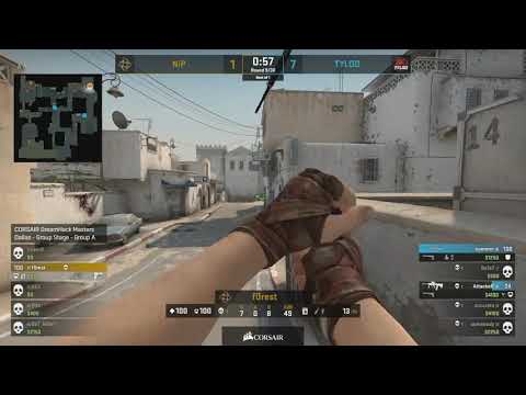 f0rest ridiculous ACE clutch! NiP vs TYLOO