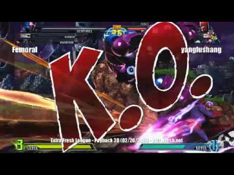 EFL Payback 3D - Marvel vs Capcom 3 Brackets - Femoral vs yangfushang