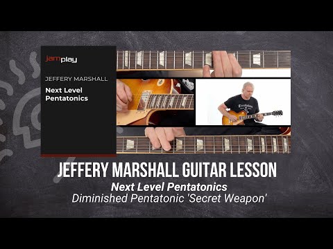 🎸 Jeffery Marshall Guitar Lesson - Diminished Pentatonic 'Secret Weapon' - JamPlay + @TrueFireTV