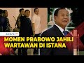 Aksi Presiden Prabowo Jahil Ke Wartawan Saat Mau Wawancara Di Istana