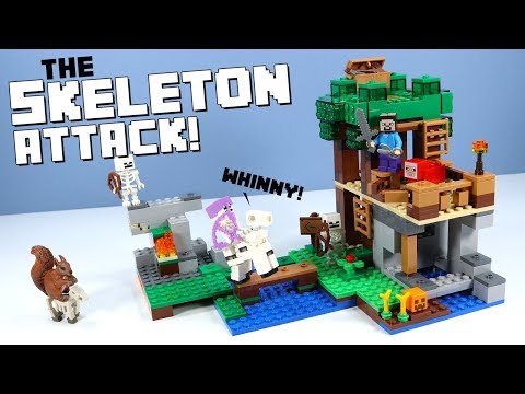LEGO Minecraft The Skeleton Attack Set Review 2018